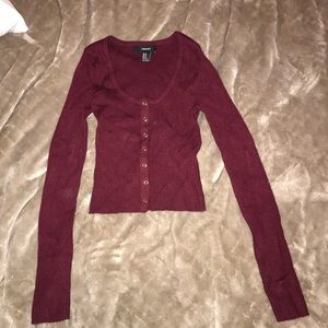 Forever 21 Ribbed Cropped Sweater